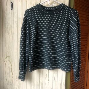 Madewell Floral Patterned Sweatshirt